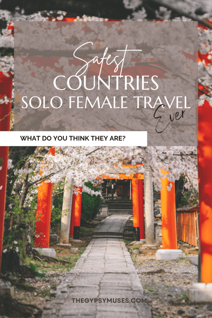 safest countries for solo female travelers